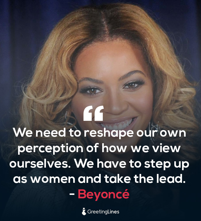 women's day quote by Beyonce